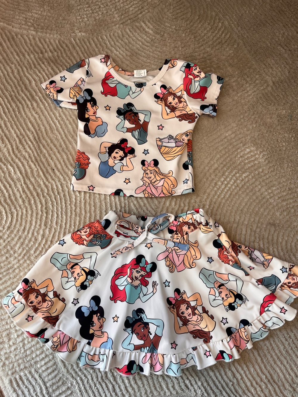 Disney Princess Two-Piece Set with Built in Shorts